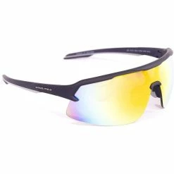 Rawlings RY2101 Youth Boys Baseball Shield Sunglasses Sport (Black/Yellow) -Cheap Baseball Bats Store 02a0837