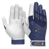 JAX Batting Gloves Pro Model Adult Batting Gloves (Deep Blue)
