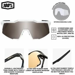 100% Speedcraft Sport Performance Baseball Sunglasses HD Interchangeable Lens (Matte White/Silver Mirror Lens) 9 100% Speedcraft Sport Performance Baseball Sunglasses HD Interchangeable Lens (Matte White/Silver Mirror Lens) -Cheap Baseball Bats Store 100 60007 00006 silverinfographic2.1 46c4cd6e 7eee 4685 93dd 284b9b2dce42