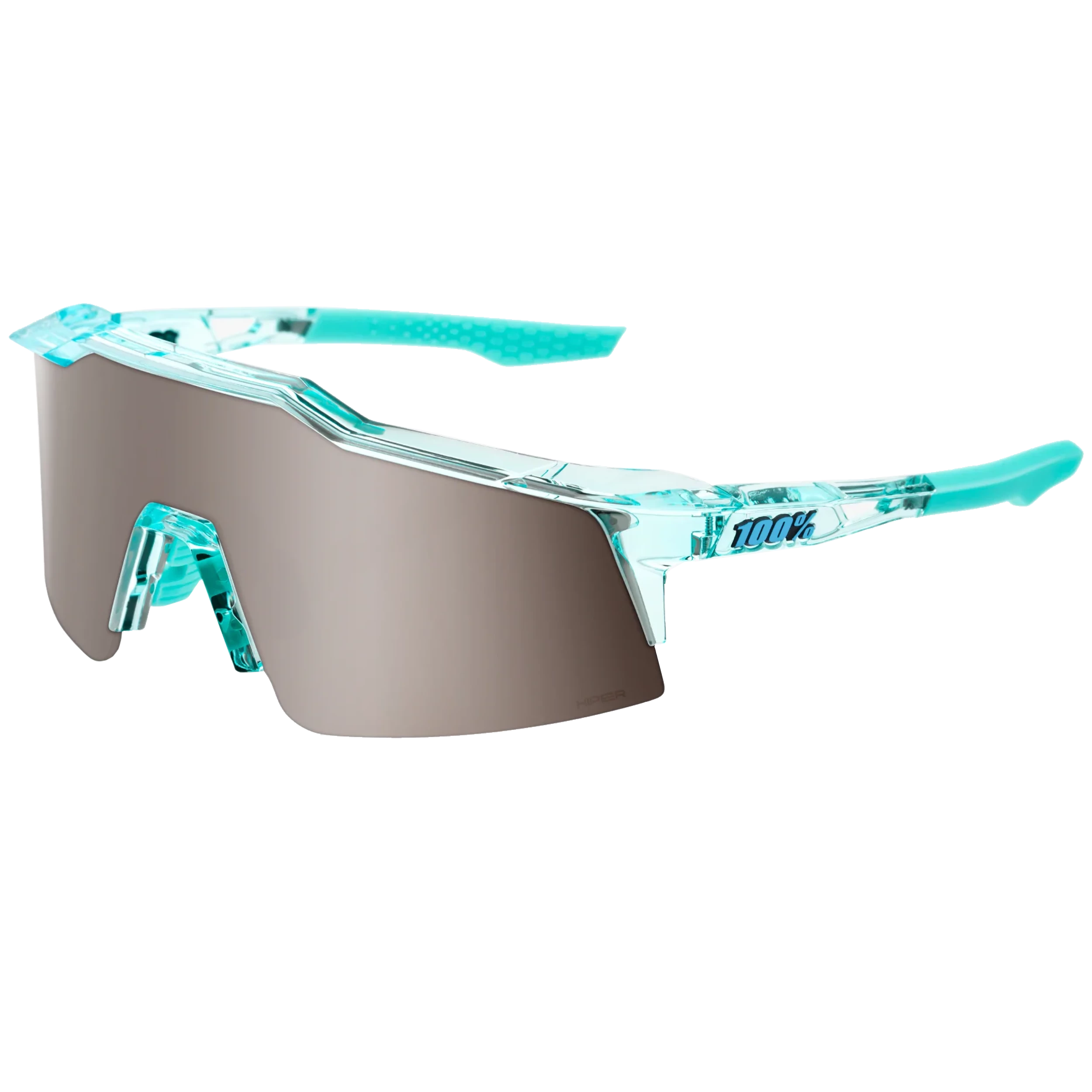 100% Speedcraft SL Performance Vented Baseball Sport Sunglasses (Polished Translucent Mint-Hiper Silver Mirror) 1 100% Speedcraft SL Performance Vented Baseball Sport Sunglasses (Polished Translucent Mint-Hiper Silver Mirror)