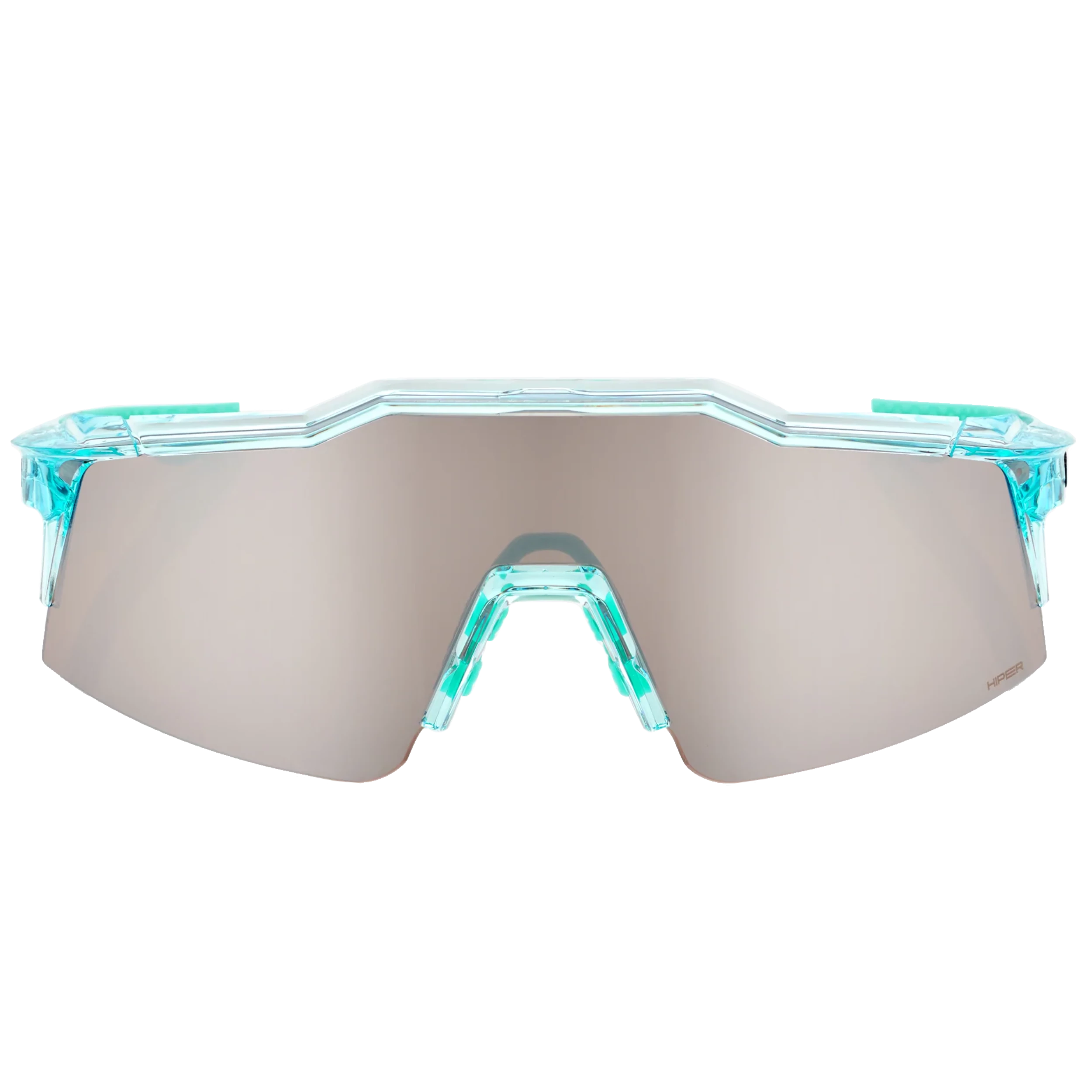 100% Speedcraft SL Performance Vented Baseball Sport Sunglasses (Polished Translucent Mint-Hiper Silver Mirror) 2 100% Speedcraft SL Performance Vented Baseball Sport Sunglasses (Polished Translucent Mint-Hiper Silver Mirror) - Image 2