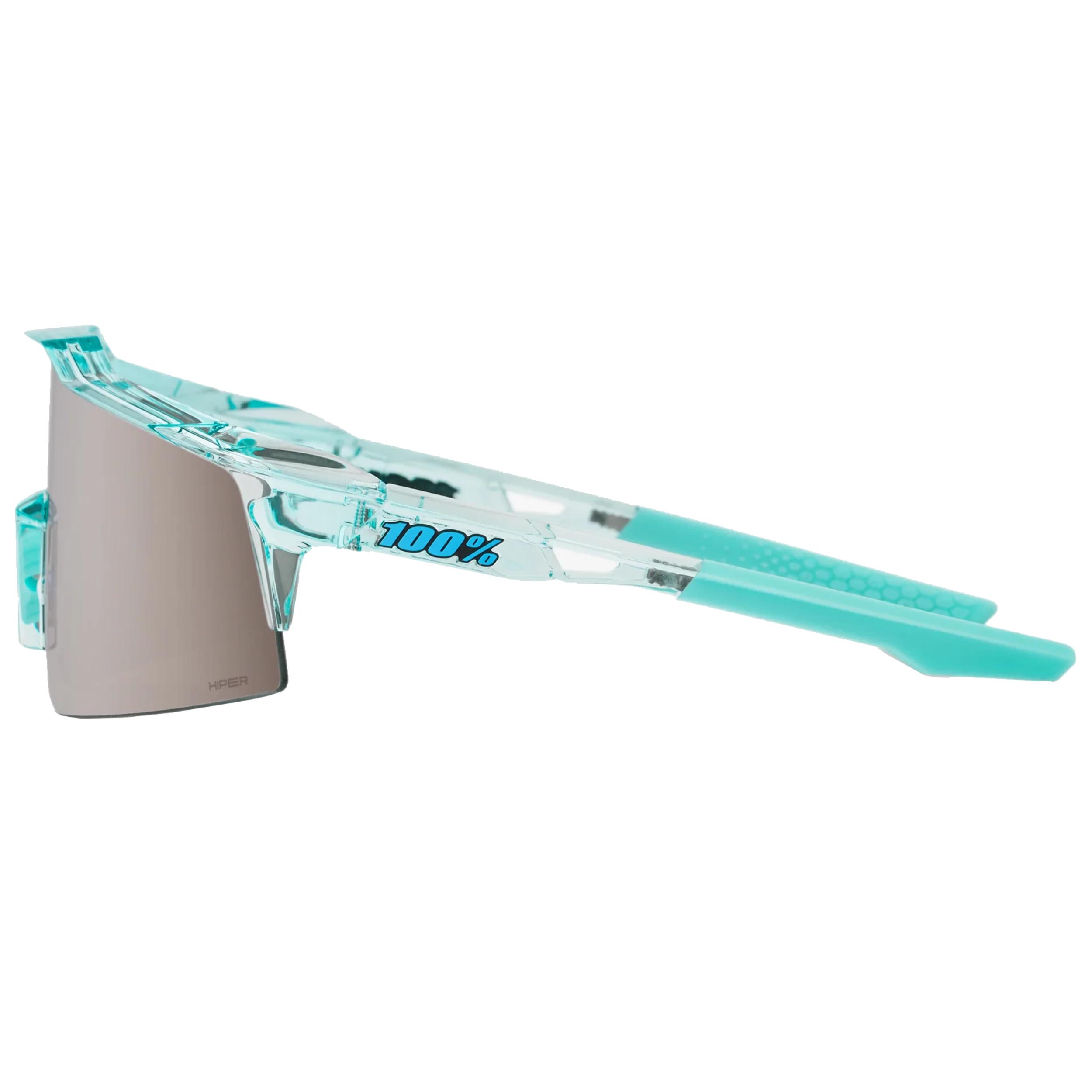 100% Speedcraft SL Performance Vented Baseball Sport Sunglasses (Polished Translucent Mint-Hiper Silver Mirror) 3 100% Speedcraft SL Performance Vented Baseball Sport Sunglasses (Polished Translucent Mint-Hiper Silver Mirror) - Image 3