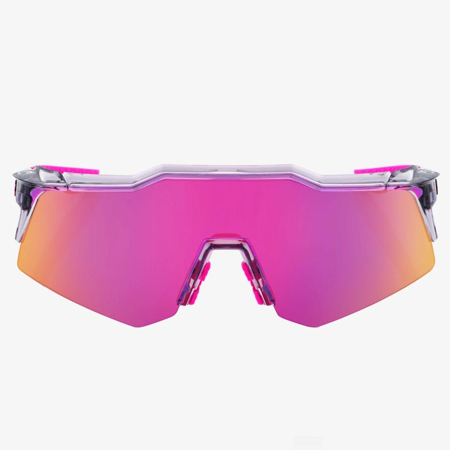 100% Speedcraft XS Sport Performance Sunglasses - Sport And Cycling Eyewear (Tokyo Night-Purple Multilayer Mirror Lens) 2 100% Speedcraft XS Sport Performance Sunglasses - Sport And Cycling Eyewear (Tokyo Night-Purple Multilayer Mirror Lens) - Image 2