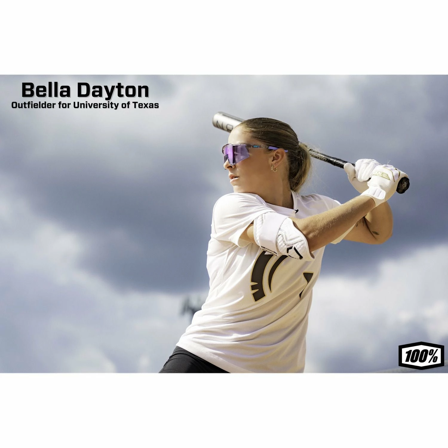 100% Speedcraft Sport Performance Baseball Sunglasses HD Interchangeable Lens (Matte Neon Yellow - Flash Gold Mirror Lens) 6 100% Speedcraft Sport Performance Baseball Sunglasses HD Interchangeable Lens (Matte Neon Yellow - Flash Gold Mirror Lens) - Image 6