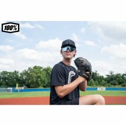 100% Speedcraft Sport Performance Baseball Sunglasses HD Interchangeable Lens (Matte White - Blue Multilayer Mirror Lens) -Cheap Baseball Bats Store 100 speedcraftsunglasses 60007 00001 2 ab555a6b 8f0e 46aa 8bae 2e42d0f272dd