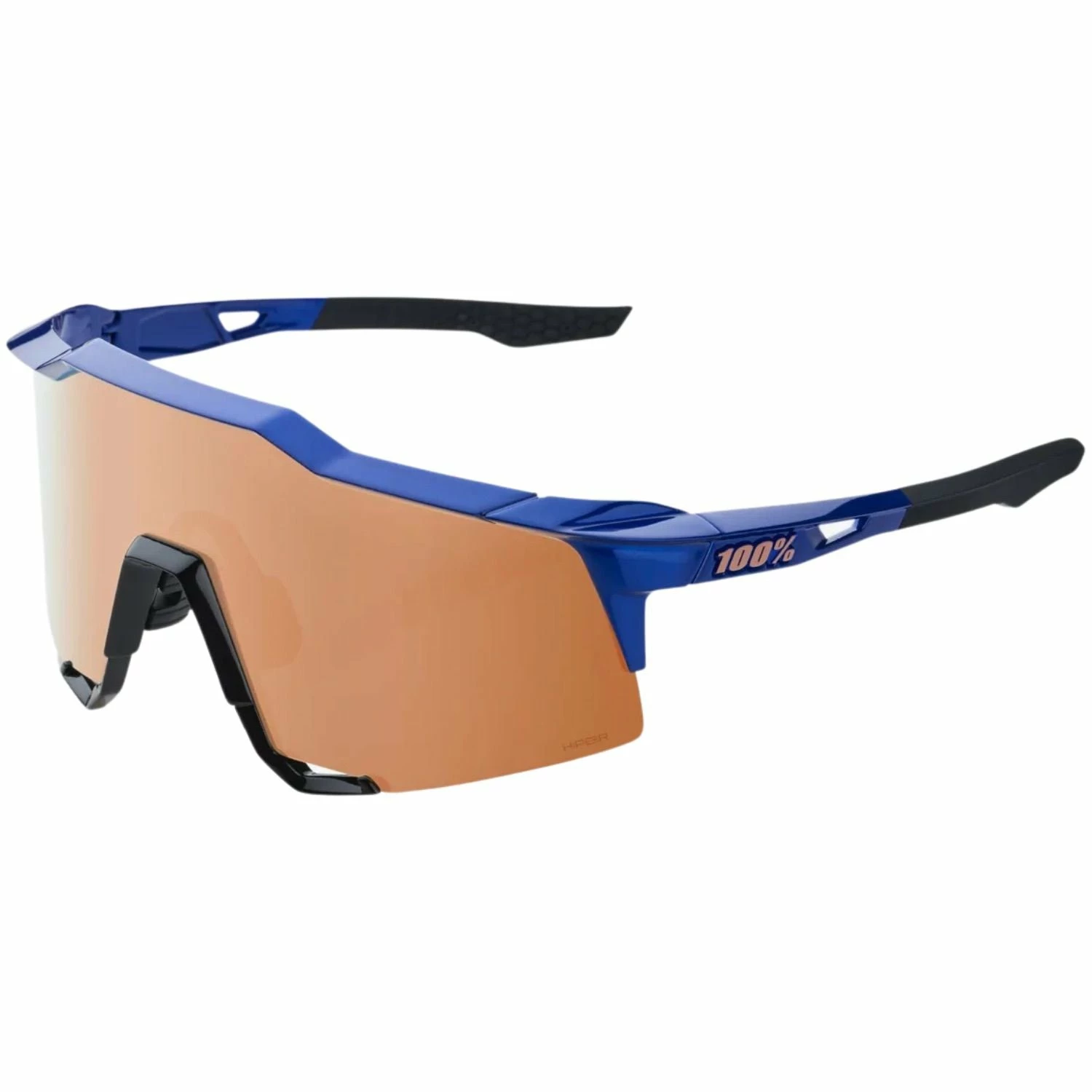 100% Speedcraft Sport Performance Baseball Sunglasses HD Interchangeable Lens (Gloss Cobalt Blue - Copper Mirror Lens) 1 100% Speedcraft Sport Performance Baseball Sunglasses HD Interchangeable Lens (Gloss Cobalt Blue - Copper Mirror Lens)