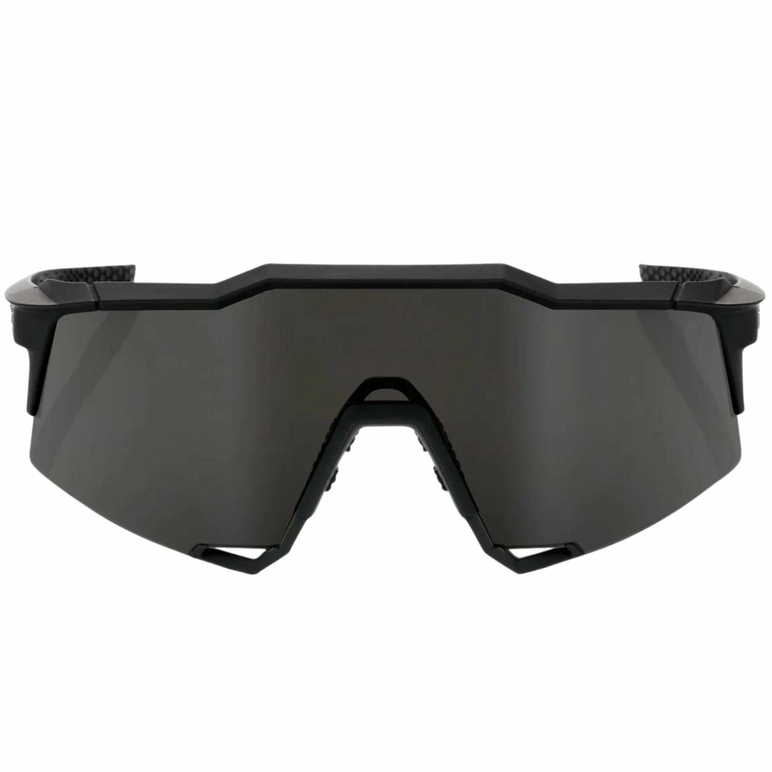 100% Speedcraft Sport Performance Baseball Sunglasses HD Interchangeable Lens (Soft Tact Black - Smoke Lens) 2 100% Speedcraft Sport Performance Baseball Sunglasses HD Interchangeable Lens (Soft Tact Black - Smoke Lens) - Image 2