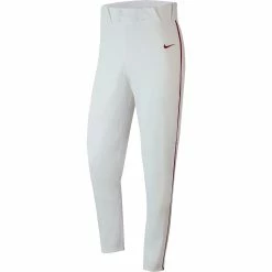 Nike Vapor Select Piped Men's Baseball Pants (White/Red)