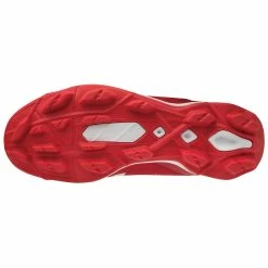 Mizuno Select Nine Junior Youth Low Molded Baseball Cleats (Red/White) 10 Mizuno Select Nine Junior Youth Low Molded Baseball Cleats (Red/White) -Cheap Baseball Bats Store 320581 1000 02