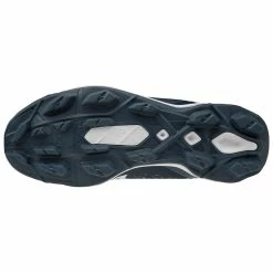 Mizuno Select Nine Junior Youth Low Molded Baseball Cleats (Navy/White) -Cheap Baseball Bats Store 320581 5100 02