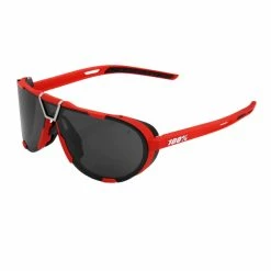 100% Westcraft Sport Performance Sunglasses W Interchangeable Lenses (Soft Tact Red - Black Mirror Lens)