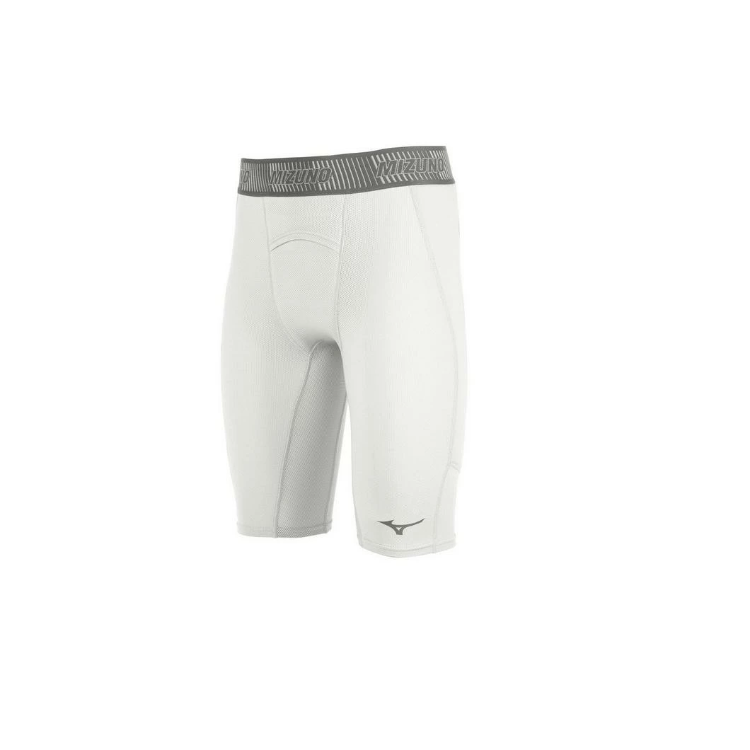 Mizuno Aero Vent Padded Adult Men's Sliding Shorts (White) 1 Mizuno Aero Vent Padded Adult Men's Sliding Shorts (White)