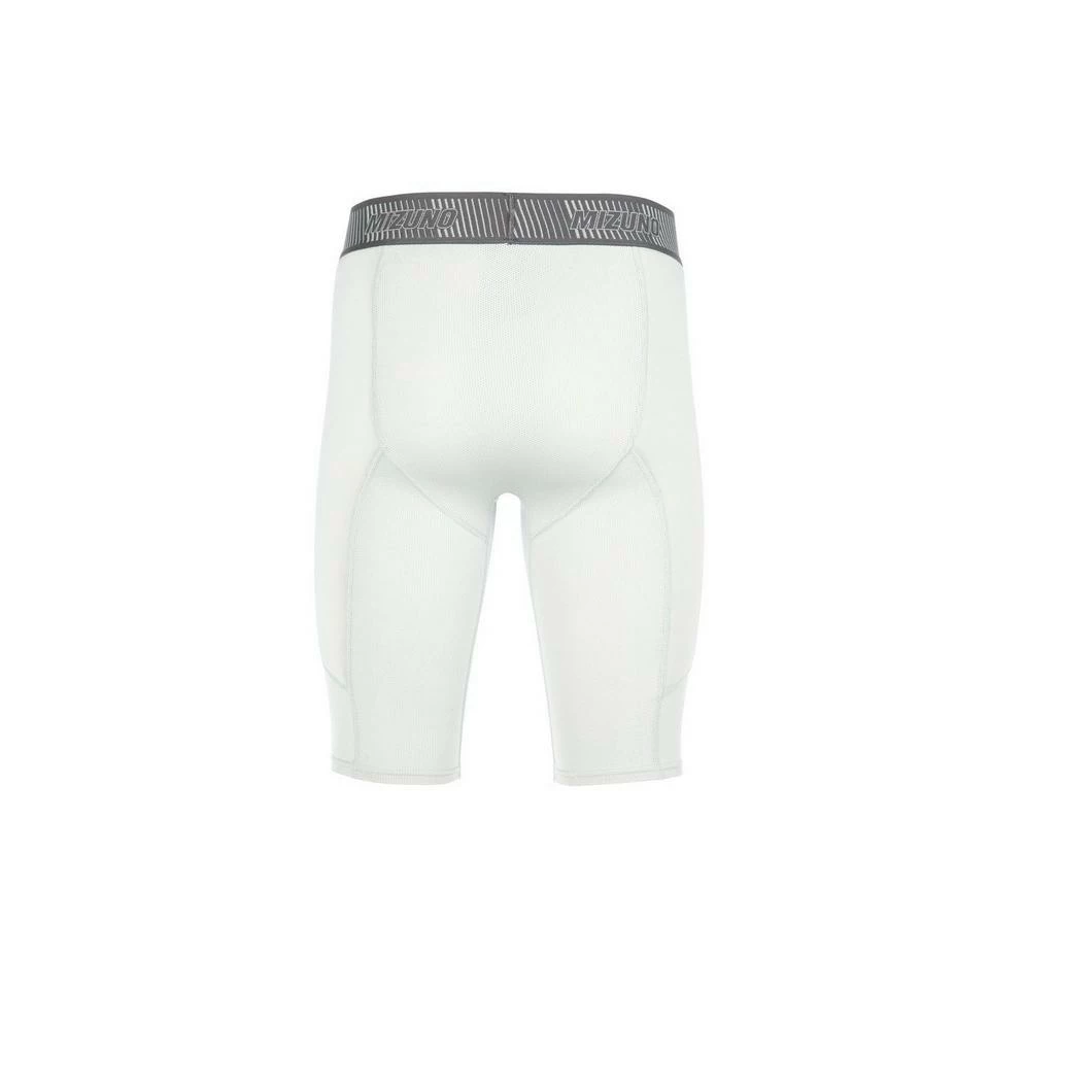 Mizuno Aero Vent Padded Adult Men's Sliding Shorts (White) 2 Mizuno Aero Vent Padded Adult Men's Sliding Shorts (White) - Image 2