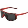 100% Eastcraft Spilt Lens Sport Performance Sunglasses W Interchangeable Lenses (Soft Tact Red - Black Mirror Lens)