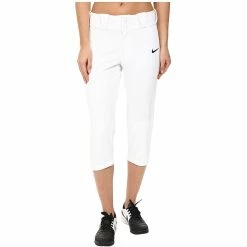 Nike Diamond Invader 3/4 Women's Training Softball Pant (White)