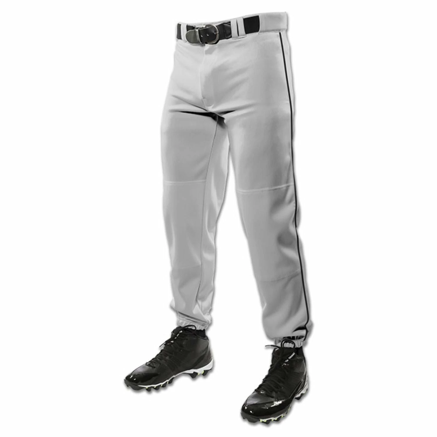 Champro Triple Crown Classic W/ Braid Mens Baseball Pants (Gray/Black) 1 Champro Triple Crown Classic W/ Braid Mens Baseball Pants (Gray/Black)