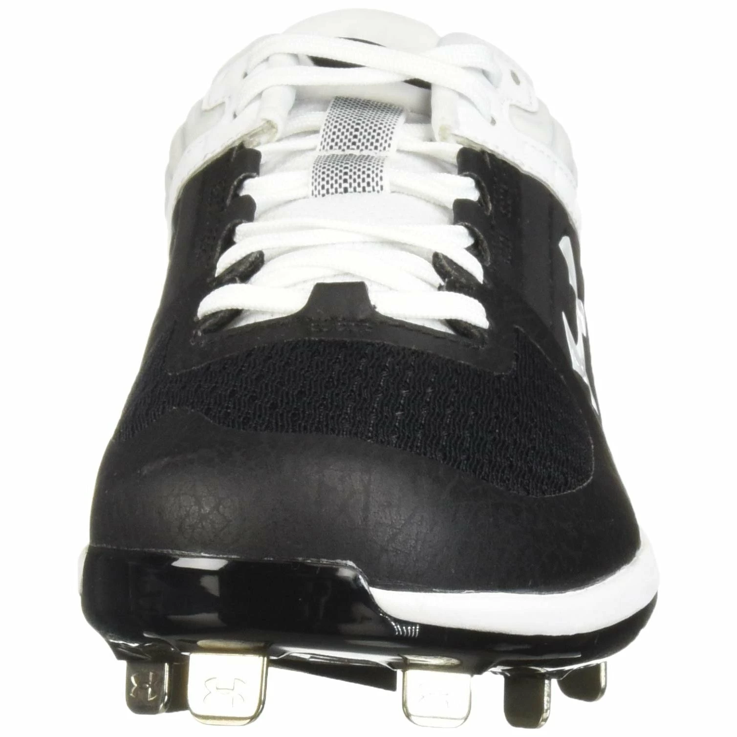 Under Armour Yard Low Men's Baseball Metal Cleats Spikes (Black/White) 2 Under Armour Yard Low Men's Baseball Metal Cleats Spikes (Black/White) - Image 2