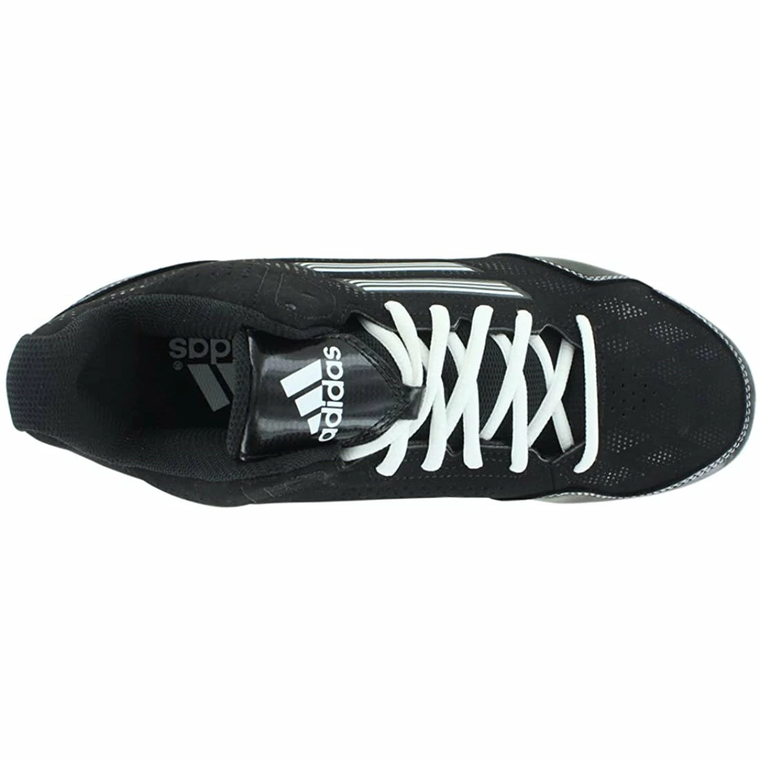 Adidas Wheelhouse Mid 2 Men's Big Kid Rubber Baseball Cleats (Black/White) 4 Adidas Wheelhouse Mid 2 Men's Big Kid Rubber Baseball Cleats (Black/White) - Image 4