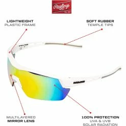 RAWLINGS RY134 Youth Baseball Shielded Sunglasses Lightweight Sports Youth Sport (White/Gray) 13 RAWLINGS RY134 Youth Baseball Shielded Sunglasses Lightweight Sports Youth Sport (White/Gray) -Cheap Baseball Bats Store 61j 6sd5w5l. ac ul1500