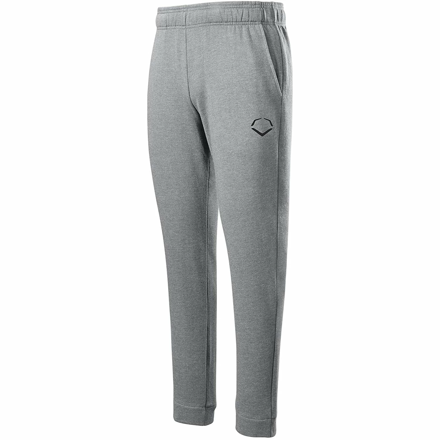 EvoShield Pro Team Baseball Youth Boy's Fleece Jogger Sweatpants (Grey) 2 EvoShield Pro Team Baseball Youth Boy's Fleece Jogger Sweatpants (Grey) - Image 2