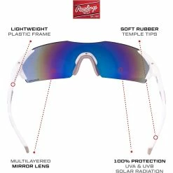 Rawlings 1801 Men's Adult Shield Baseball Sunglasses (White/Gray) -Cheap Baseball Bats Store 71NmhpoTutL. AC UL1500