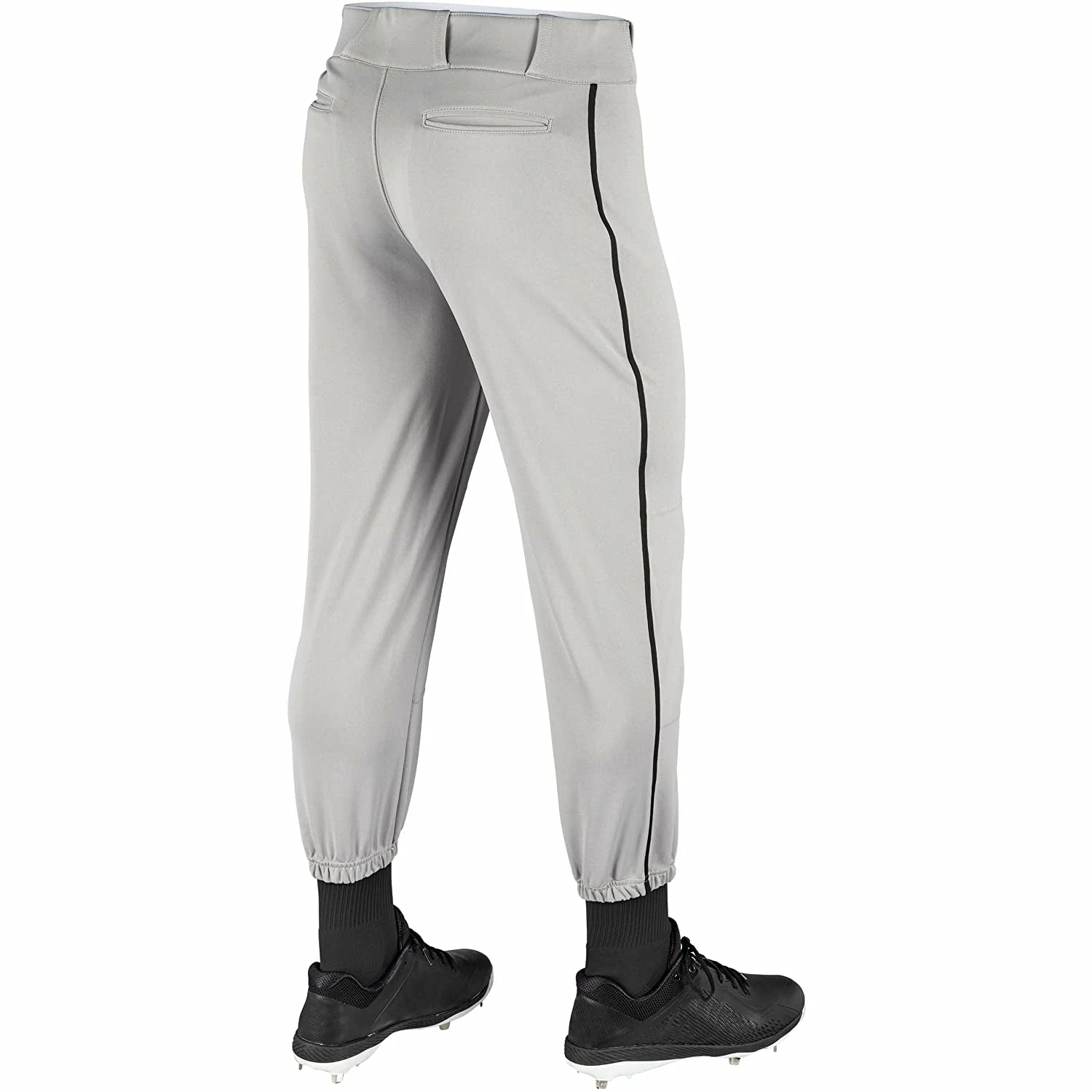 Champro Triple Crown Classic W/ Braid Mens Baseball Pants (Gray/Black) 2 Champro Triple Crown Classic W/ Braid Mens Baseball Pants (Gray/Black) - Image 2