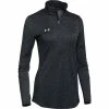 Under Armour Novelty Women's 1/4 Zip Top (Black/Metallic Silver)