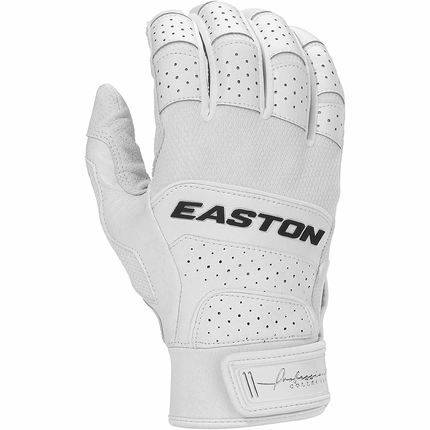 Easton Ramon Laureano Professional Collection Adult Batting Gloves, Large, White 2 Easton Ramon Laureano Professional Collection Adult Batting Gloves, Large, White - Image 2