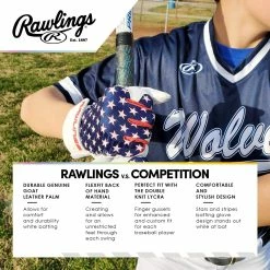 Rawlings X Guardian Baseball 5150 Batting Gloves (American Flag Stars & Stripes) 10 Rawlings X Guardian Baseball 5150 Batting Gloves (American Flag Stars & Stripes) -Cheap Baseball Bats Store 81usgycbkul. ac sl1500