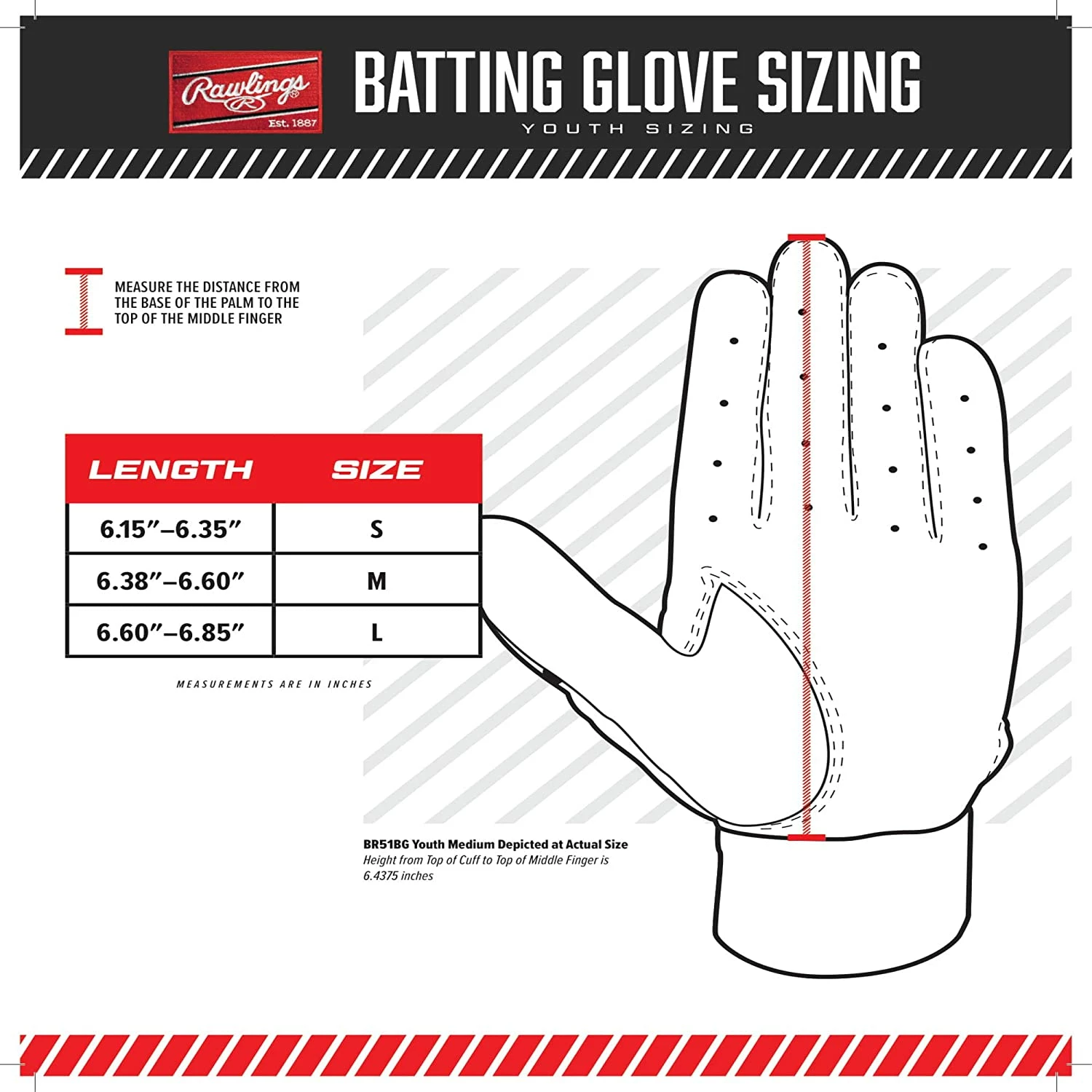 Rawlings X Guardian Baseball 5150 Batting Gloves (American Flag Stars & Stripes) 4 Rawlings X Guardian Baseball 5150 Batting Gloves (American Flag Stars & Stripes) - Image 4