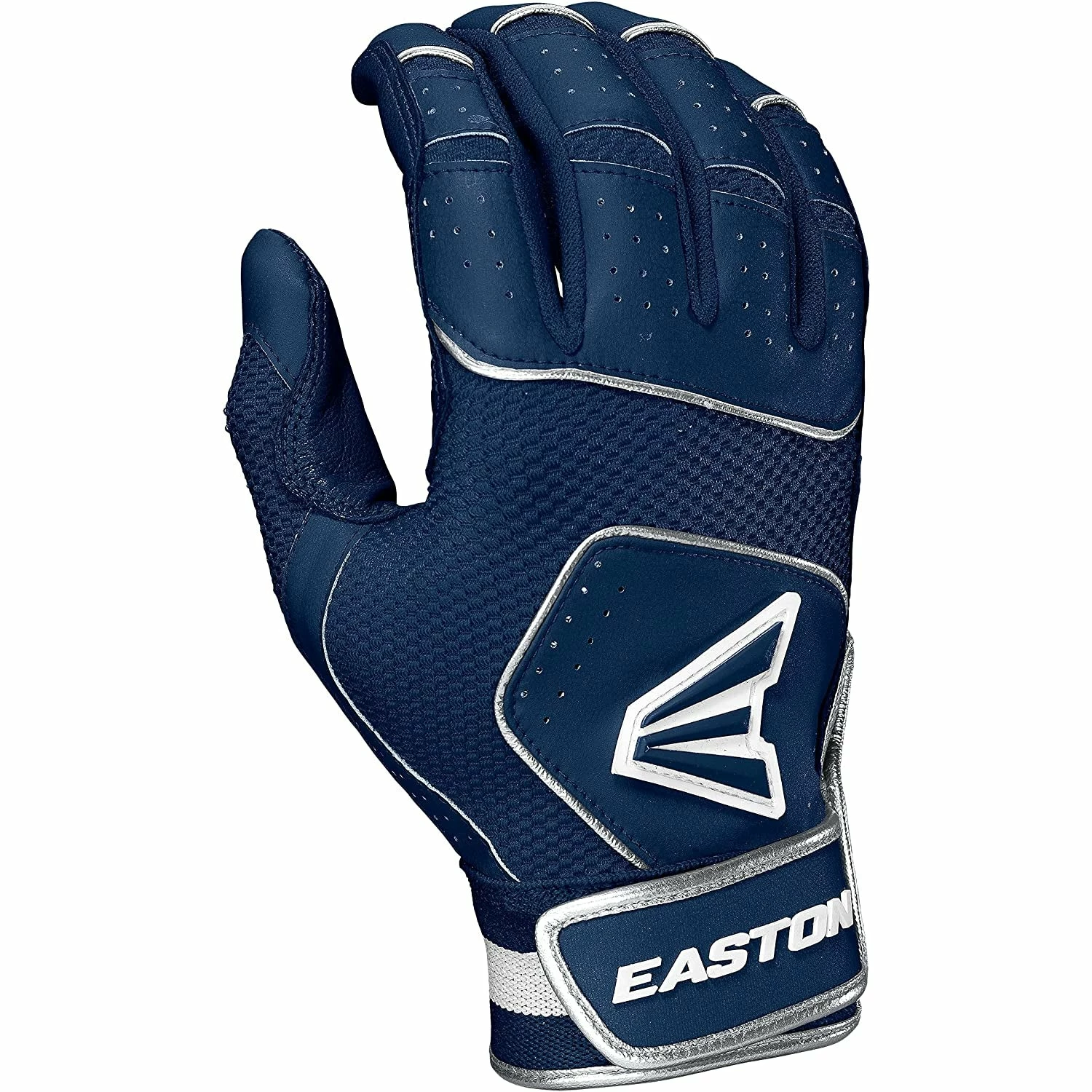 Easton Walk Off NX Baseball Adult Batting Gloves (Navy/Navy) 1 Easton Walk Off NX Baseball Adult Batting Gloves (Navy/Navy)