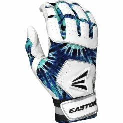 Easton Walk Off NX Youth Baseball Batting Gloves (Tie Dye)