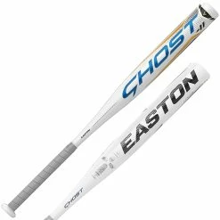 Easton Ghost USA, USSSA, NSA, ISA, WBSC 2 1/4" Fastpitch Bat 2022, 30" / 19 Oz / -11 (White)