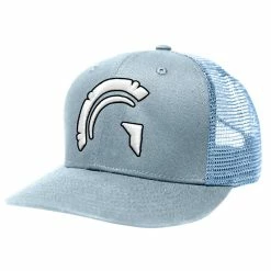 Guardian Baseball HC5 Performance Trucker Snapback Hat (Light Blue-White 3-D Logo)
