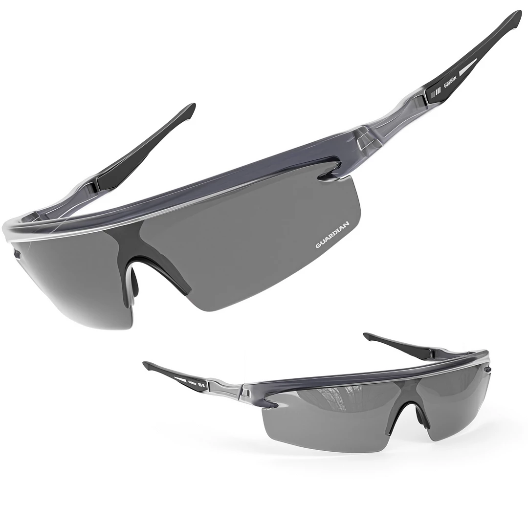 Guardian Baseball Reflector Pro Adult Shield Sunglasses - Comes With Protective Case And Lens Cloth - Adult Unisex - Sports Sunglasses (Grey/Grey) 1 Guardian Baseball Reflector Pro Adult Shield Sunglasses - Comes With Protective Case And Lens Cloth - Adult Unisex - Sports Sunglasses (Grey/Grey)