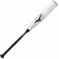 Mizuno B22 CRBN2 2022 USSSA 2 Piece Composite Baseball Bat 2 5/8 Barrel (White/Grey)