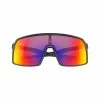 Oakley Sutro Men's Polarized Baseball Shield Sunglasses (Matte Black/Prizm Road)