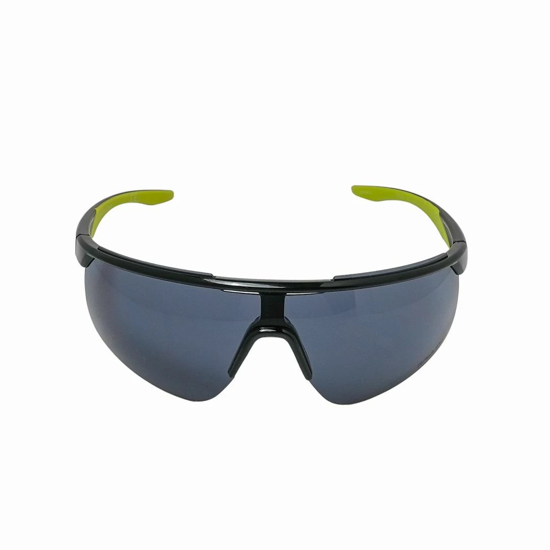 Rawlings Retro Vaporwave Baseball Shield Sunglasses Black Neon Green - Image 2