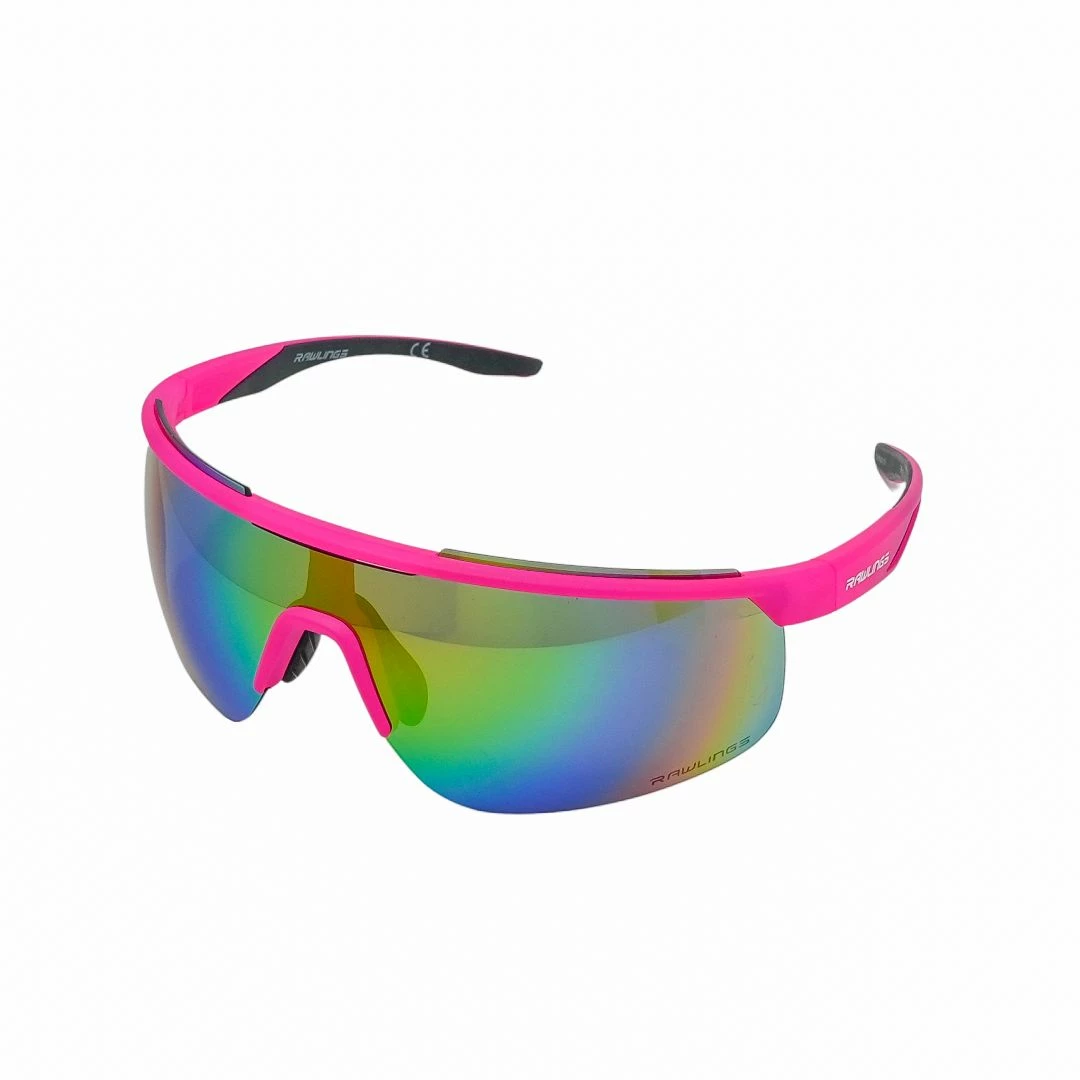 Rawlings Retro Vaporwave Baseball Shield Sunglasses Neon Pink Sunset 1 Rawlings Retro Vaporwave Baseball Shield Sunglasses Neon Pink Sunset