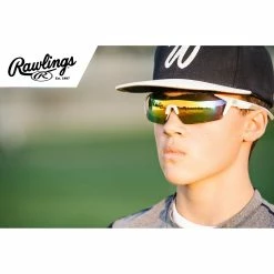 Rawlings 1801 Men's Adult Shield Baseball Sunglasses (White/Gray) -Cheap Baseball Bats Store RawsSung1801 2 487f2d77 0e38 4b6a 862f 84bf56986b47