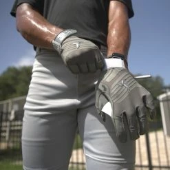 JAX Batting Gloves Pro Model Youth Batting Gloves (Lunar Grey) -Cheap Baseball Bats Store S1ep1r3A 1800x1800 b769bb02 0fe3 47d4 82ff ccdc1c4fe6a8