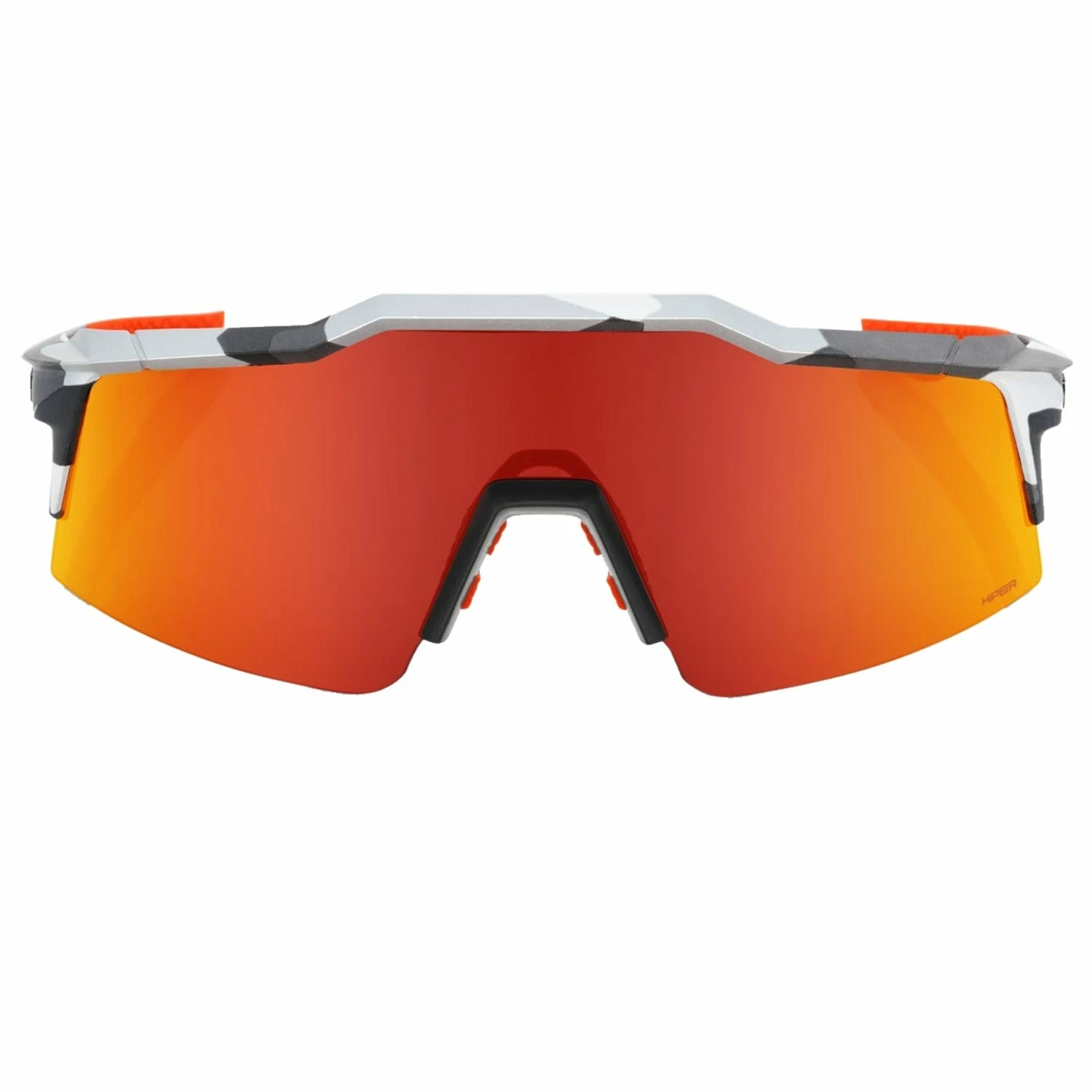 100% Speedcraft SL Performance Vented Baseball Sport Sunglasses (Soft Tact Grey Camo-HiPER Red Multilayer Mirror Lens) 2 100% Speedcraft SL Performance Vented Baseball Sport Sunglasses (Soft Tact Grey Camo-HiPER Red Multilayer Mirror Lens) - Image 2