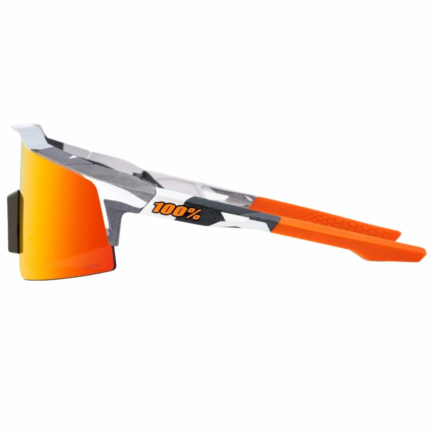 100% Speedcraft SL Performance Vented Baseball Sport Sunglasses (Soft Tact Grey Camo-HiPER Red Multilayer Mirror Lens) 3 100% Speedcraft SL Performance Vented Baseball Sport Sunglasses (Soft Tact Grey Camo-HiPER Red Multilayer Mirror Lens) - Image 3