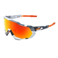 100% Speedtrap Xtreme Sports Performance Sunglasses W Interchangeable Lenses, Soft Tact Grey Camo