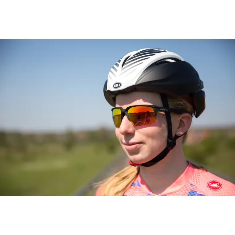 100% Speedcoupe Sport And Cycling Performance Baseball Sunglasses Mutilayer Mirror Lens (Black/Red) 6 100% Speedcoupe Sport And Cycling Performance Baseball Sunglasses Mutilayer Mirror Lens (Black/Red) - Image 6