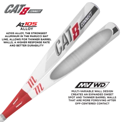 Clearance – Marucci CAT 8 Connect BBCOR (-3) Baseball Bat: MCBCC8 -Cheap Baseball Bats Store cat8 connect az105 mvwd 800x
