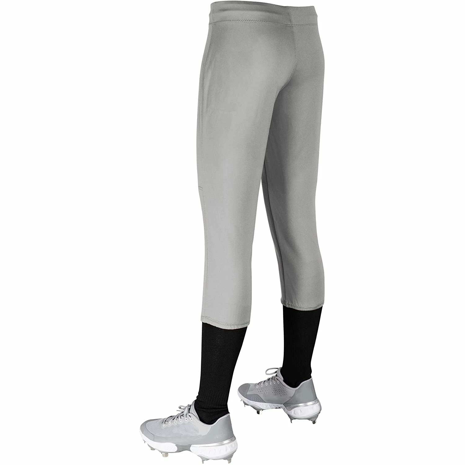 Champro Fireball Womens Fastpitch Softball Knickers W/ Reinforced Double-Ply Knee (Gray) 3 Champro Fireball Womens Fastpitch Softball Knickers W/ Reinforced Double-Ply Knee (Gray) - Image 3