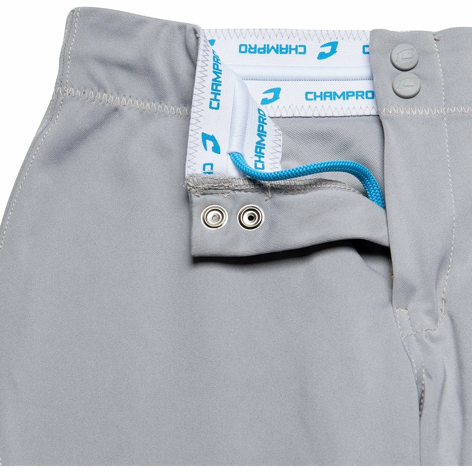 Champro Fireball Youth Fastpitch Softball Knickers W/ Reinforced Double-Ply Knee (Gray) 6 Champro Fireball Youth Fastpitch Softball Knickers W/ Reinforced Double-Ply Knee (Gray) - Image 6