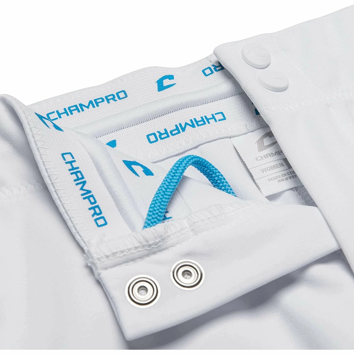 Champro Fireball Youth Fastpitch Softball Knickers W/ Reinforced Double-Ply Knee (White) 7 Champro Fireball Youth Fastpitch Softball Knickers W/ Reinforced Double-Ply Knee (White) - Image 7