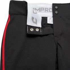 Champro Tournament Traditional Low Rise Girls Fastpitch Softball Pants W/ Braid (Black/Scarlet) -Cheap Baseball Bats Store champro tournament lowrise pants bksc 7 4b1c9330 1b24 4a1b bbb8 e05601288779